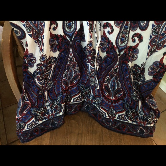 Talbots 33” long swim cover up or breezy tunic top. 100% cotton. Size M. NWT - Picture 4 of 5